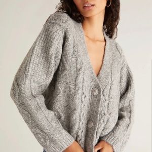 Z Supply oversized grey cardigan, size M